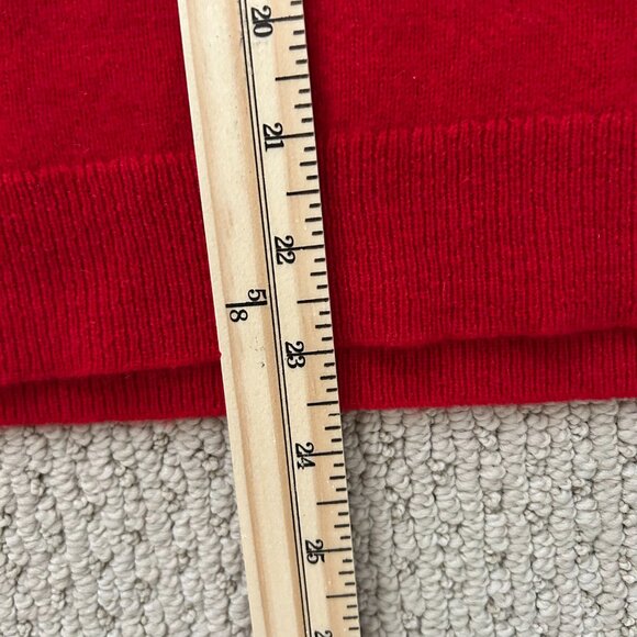 Charter Club Luxury Sweater Cashmere Woman’s Red Cashmere Pullover SZM Preppy - Picture 10 of 10